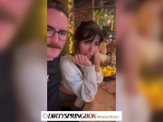 Aaliyah Yasin gets fingered at the busy restaurant 15/16