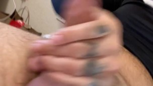 Playing with my soft , fat, full daddy cock and fingering my asshole