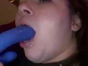 Pretty face sucks pretty dildo 9/16