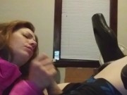 Heather Kane Grins as his Cock Spews Cum! 13/16