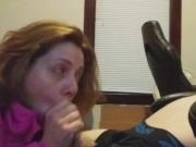 Heather Kane Grins as his Cock Spews Cum! 4/16