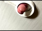 Male Massage Milking Table / Massive cumshot / Home video 11/16