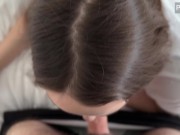 Sex hungry stepsister asks to fuck her and cum in her mouth - Valeria Sladkih 5/16