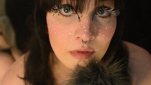 | JOI & ASMR | Dream Trans Goth GF clicker trains you Pt.1