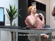 Loan4k. Obligee Gives It To Flawless Ebony Babe And Accepts A Loan 9/16