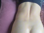 drilling my step sister after she comes home from yoga class and her tight pussy makes me bust 3/16