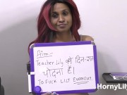 Horny Sex Teacher Giving Lesson How To Suck A Big Black Indian Cock 5/16