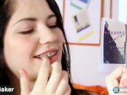 Sex-obsessed Karly Spreads Her lips 1/16