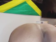 SEXY CARIBBEAN BBW ASS CLAPPING SO LOUD NONSTOP