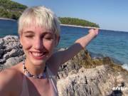 Ersties - Adorable Annika Plays With Herself On A Hot Beach In Croatia 5/16