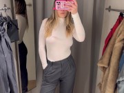 See through Transparent blouses TRy on Haul