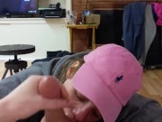 HK laughs & sucks down some tiny balls ! 13/16