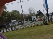 Walking down busy rd smoking 8/16