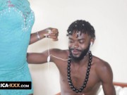 She gets all prepared to meet her man 7/16