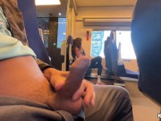 Незнакомка подрочила и отсосала мне в электричке на публике - Screenshot 3 of 16 - Jerking Off