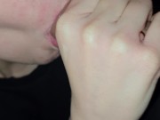 Daddy's big dick slipped through my panties. Cheating on my boyfriend 6/16