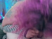 Curly Haired Clown Loves Cock 4/16