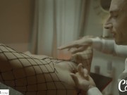 XPERVO - Blonde Tied to Table Loses Control 8/16