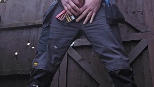 Pissing outside