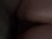 He cums a lot on my back after a morning sex session 6/16