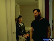 Sexy Blue Haired Babe Loves Dick 1/16