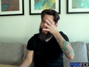 Sexy Blue Haired Babe Loves Dick 3/16