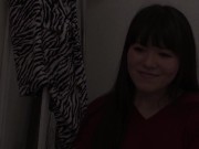 Voluptuous freshly hired Japanese office lady discovers an ideally located apartment right by the train station 3/16