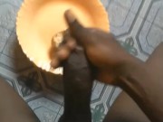 YUMMY😋)) PUTTING SOME BUTTER ON MY CAKE