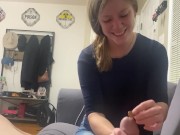 She’s got really good aim with my dick when it cums to coin toss 13/16