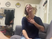 She’s got really good aim with my dick when it cums to coin toss 9/16