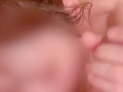 【個人撮影】お風呂で汗だくフェラ抜き♡最後はたくさん口内射精してもらえたよ 14/16