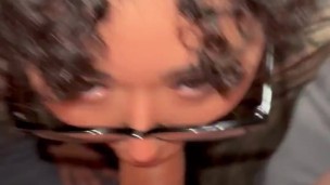 She loves having a sore throat