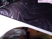 I caught my roommate jerking off during my ovulation. 😏 2/16