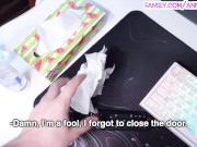 I caught my roommate jerking off during my ovulation. 😏 3/16