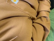 Sucking my step brothers cock while I use my toy Part 1 1/16