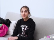 Young amateur babe is desperate for having sex with the 3rd age 2/16