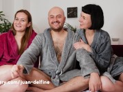 Amateur Threesome And Footjob - Lustery 1/16