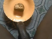 HUGE CUM ON MY CAKE...SO YUMMY👅👅🎉🎊 - Screenshot 1 of 16 - Cream Pie