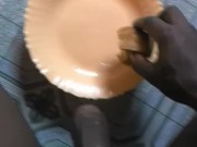 HUGE CUM ON MY CAKE...SO YUMMY👅👅🎉🎊 - Screenshot 15 of 16 - Fetish