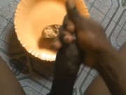 HUGE CUM ON MY CAKE...SO YUMMY👅👅🎉🎊 - Screenshot 8 of 16 - Jerking Off