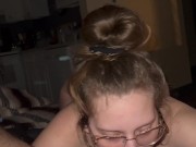 Milf gets fucked with babysitter in the other room 7/16