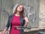 Public Agent Her perfect ass makes him want to fuck her outside in public 2/16