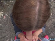 Public Agent Her perfect ass makes him want to fuck her outside in public 7/16