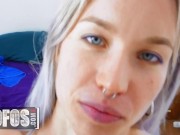 MOFOS - Slutty Babe KittyFuck Gets A Rough Hardcore Drilling From The Delivery Guy's Hard Rock Dick 4/16