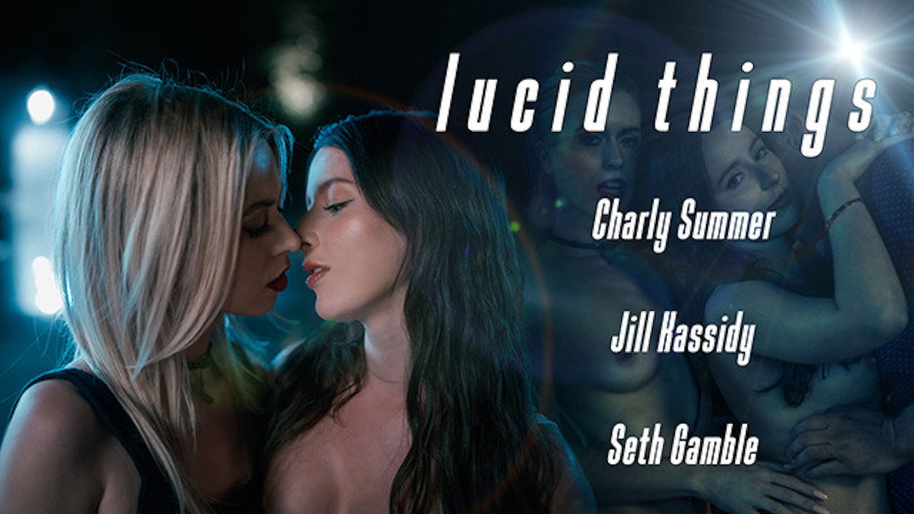 LUCIDFLIX Beautiful ladies Charly Summer & Jill Kassidy play together  before sharing a hard cock