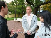 HUNT4K. Guy peacefully reads poems while his girlfriend Sofi Le is penetrated 3/16