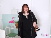 Big titted mature MILF Lucia Bianco and an amateur dude. What's not to like about it? 2/16