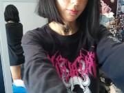 Masturbação no espelho! Me foda e encha de porra até escorrer 1/16