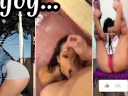 Hot Brazilian girl dancing in a transparent nightgown 1/16