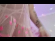 Hot Brazilian girl dancing in a transparent nightgown 14/16